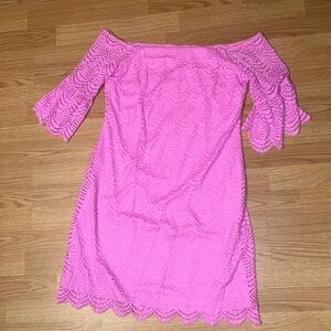 Lilly Pulitzer off the shoulder dress, new with tags size L